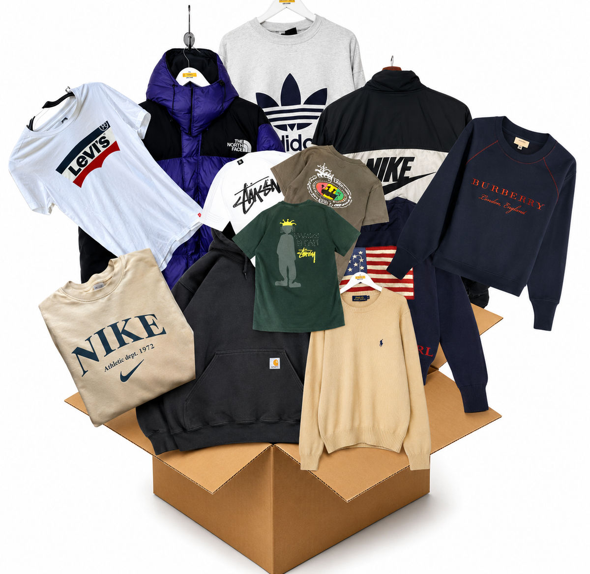 Vintage Supplier Clothing Box